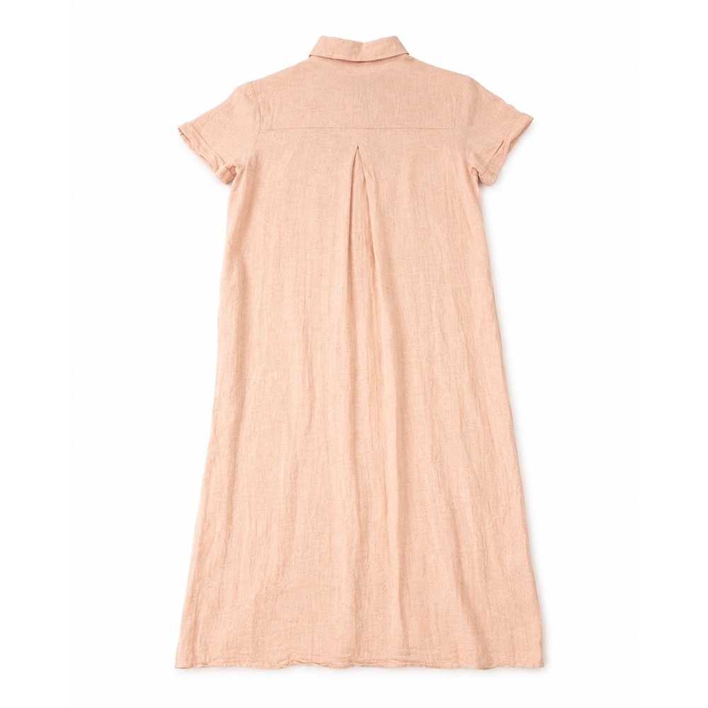 C&C California Peach Button-Front Midi Shirt Dress - Picture 2 of 11